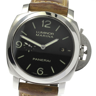 パネライ(PANERAI)のパネライ PANERAI PAM00312 ルミノールマリーナ 1950 3デイズ スモールセコンド 自動巻き メンズ 箱・保証書付き_813238(腕時計(アナログ))