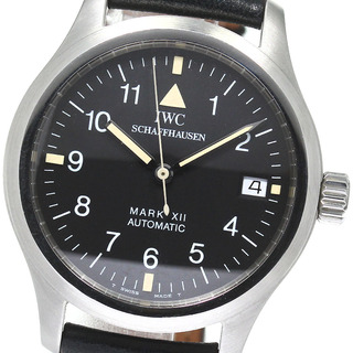 インターナショナルウォッチカンパニー(IWC)のIWC IWC SCHAFFHAUSEN IW324102 パイロットウォッチ マークXII デイト 自動巻き メンズ _812347(腕時計(アナログ))