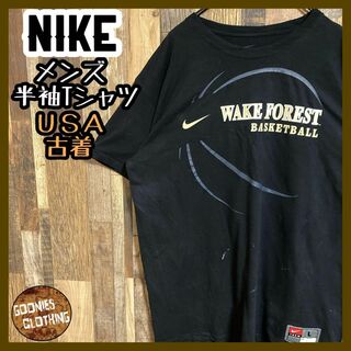 ナイキ(NIKE)のナイキ 00s Tシャツ ロゴ スウッシュ バスケットボール L USA古着(Tシャツ/カットソー(半袖/袖なし))