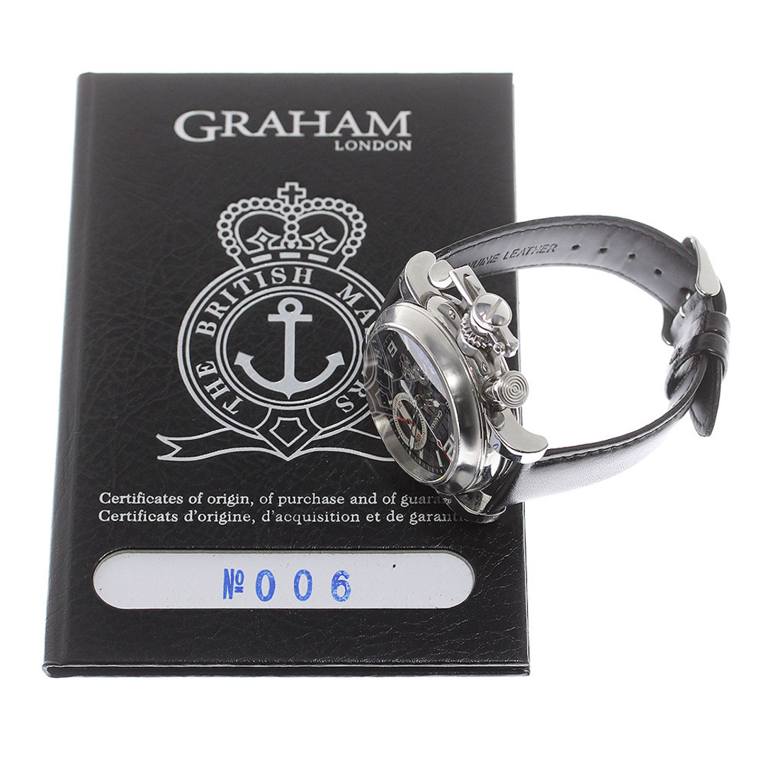 GRAHAM(グラハム)のグラハム GRAHAM クロノファイター スモールセコンド 自動巻き メンズ 保証書付き_813333 メンズの時計(腕時計(アナログ))の商品写真