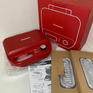 【未使用品】　ビタントニオ　ワッフル&ホットサンドメーカー(サンドメーカー)