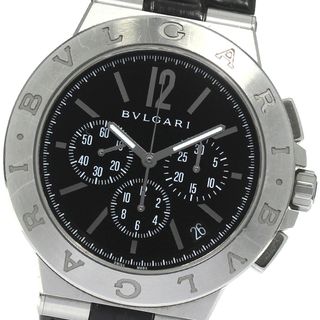 ブルガリ(BVLGARI)のブルガリ BVLGARI DG41SCH ディアゴノ・ヴェロチッシモ クロノグラフ デイト 自動巻き メンズ 箱・保証書付き_814038(腕時計(アナログ))