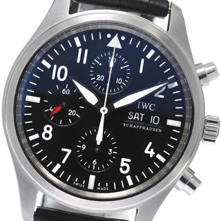 インターナショナルウォッチカンパニー(IWC)のIWC IWC SCHAFFHAUSEN IW371701 パイロットウォッチ クロノグラフ デイデイト 自動巻き メンズ _813157(腕時計(アナログ))