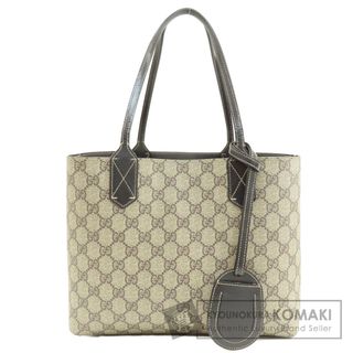 グッチ(Gucci)のGUCCI リバーシブル GGスプリーム トートバッグ PVC レザー レディース(トートバッグ)