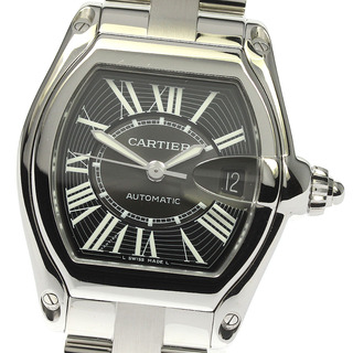 カルティエ(Cartier)のカルティエ CARTIER W62041V3 ロードスターLM デイト 自動巻き メンズ 良品 内箱付き_798977(腕時計(アナログ))