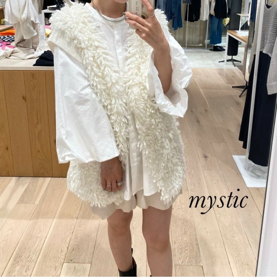 mystic(ミスティック)の新品 mystic ループニットベスト レディースのトップス(ベスト/ジレ)の商品写真