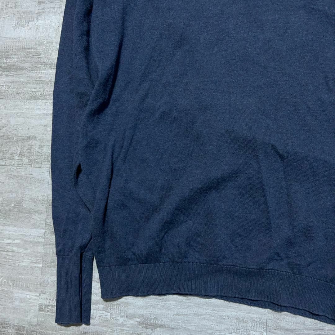 JOHN SMEDLEY ジョンスメドレー Vネックセーター ネイビー XS JOHN SMEDLEY ジョンスメドレー Vネックセーター ネイビー XS