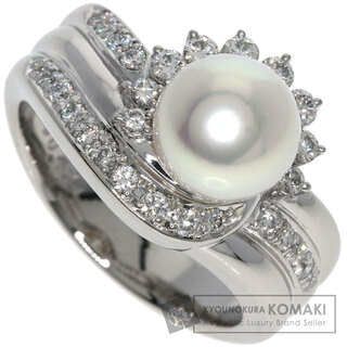 ポーラ(POLA)のPOLA アコヤパール 真珠 ダイヤモンド リング・指輪 PT900 レディース(リング(指輪))
