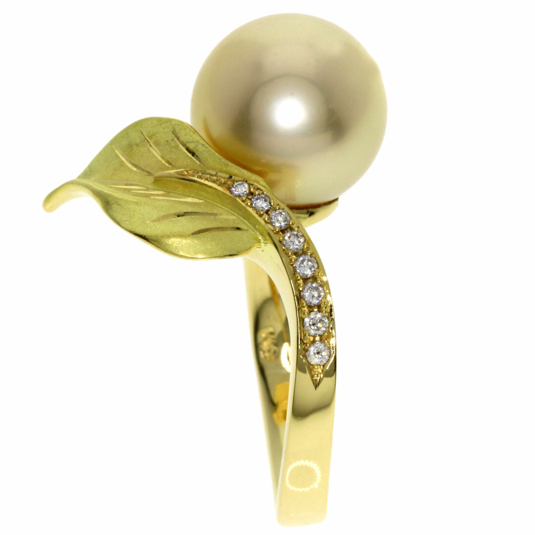 SELECT JEWELRY パール 真珠 ダイヤモンド リング・指輪 K18YG レディース レディースのアクセサリー(リング(指輪))の商品写真