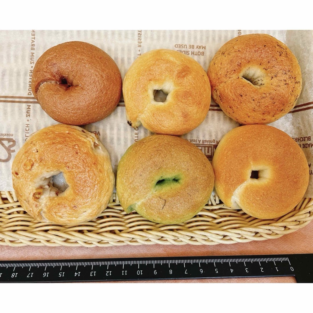 和菓子屋のミニ無添加ベーグル 6個セット☆彡.。  食品/飲料/酒の食品(パン)の商品写真