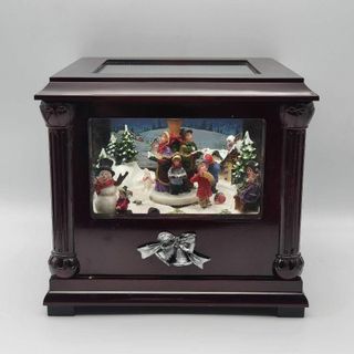 【美品】回転体 オルゴール  クリスマス(オルゴール)