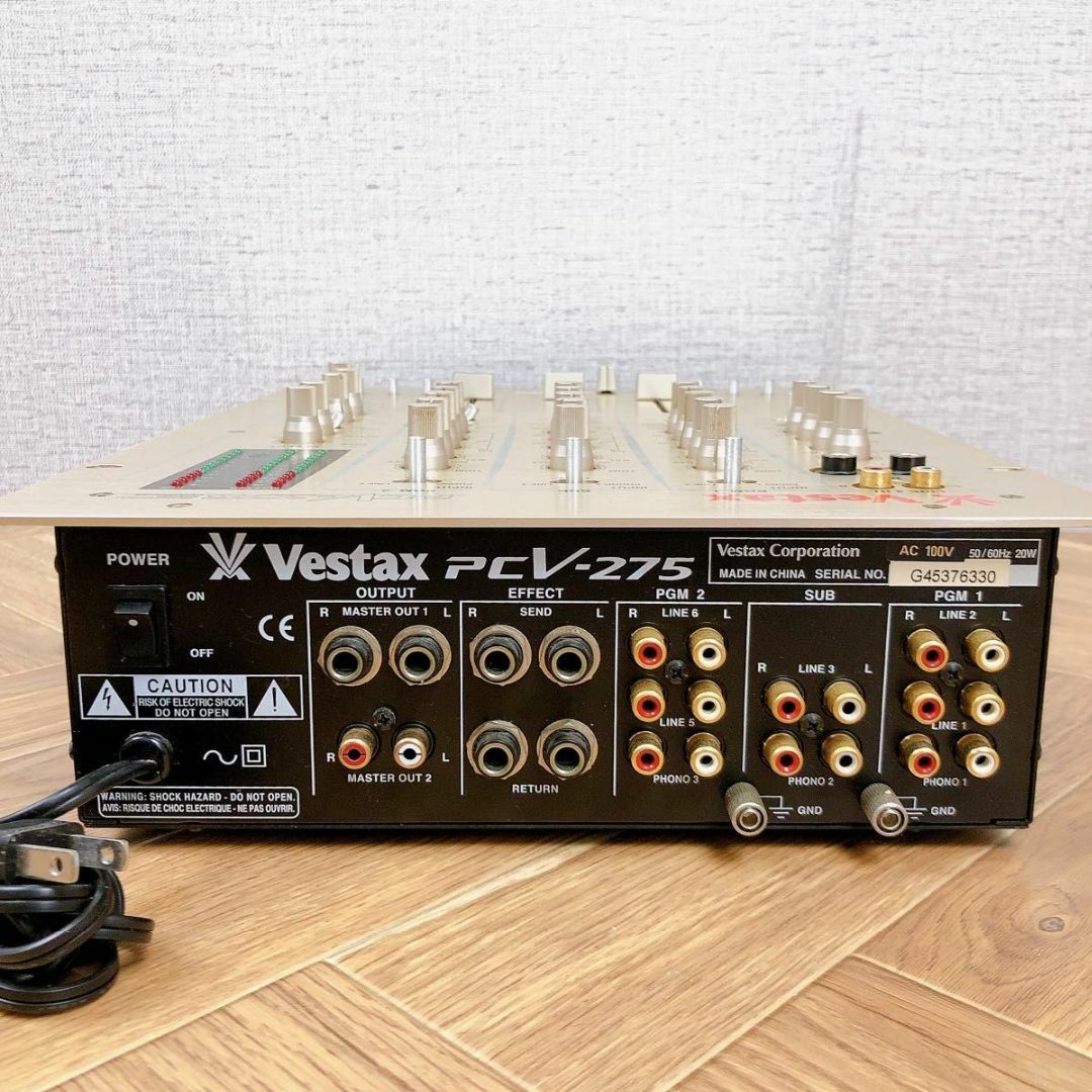 Vestax ベスタクス DJミキサー PCV-275 楽器のDJ機器(DJミキサー)の商品写真