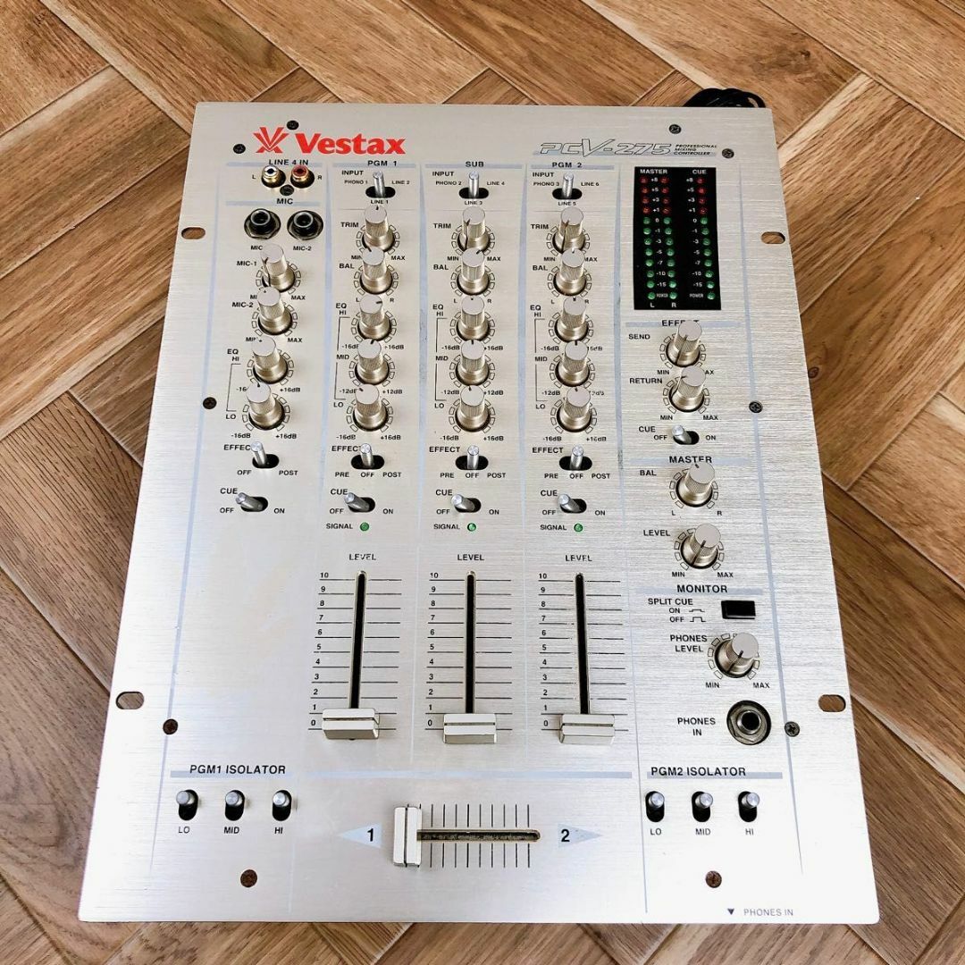 Vestax ベスタクス DJミキサー PCV-275 楽器のDJ機器(DJミキサー)の商品写真