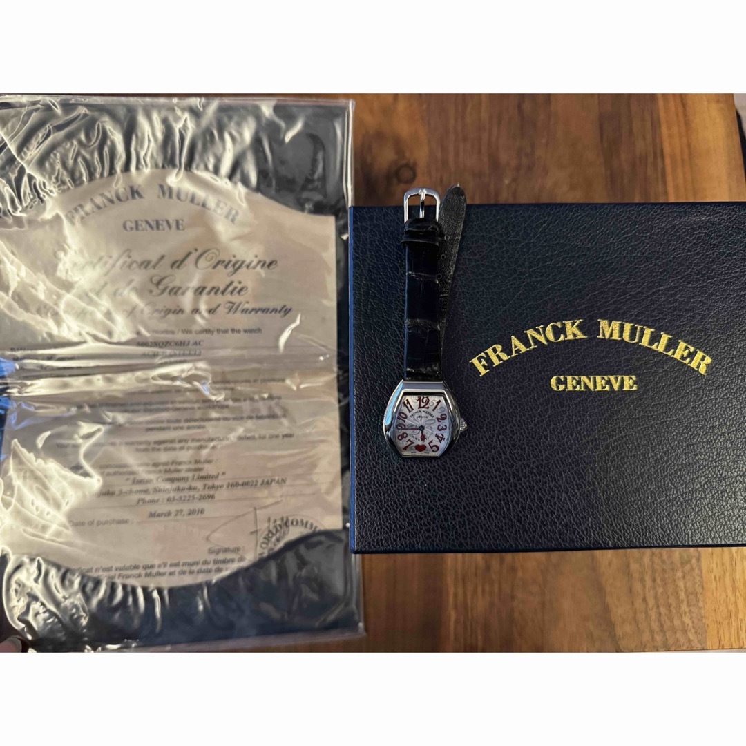 FRANCK MULLER(フランクミュラー)の美品◾️箱保証書付き◾️OH済2年保証◾️フランクミュラー　ウォッチ レディースのファッション小物(腕時計)の商品写真