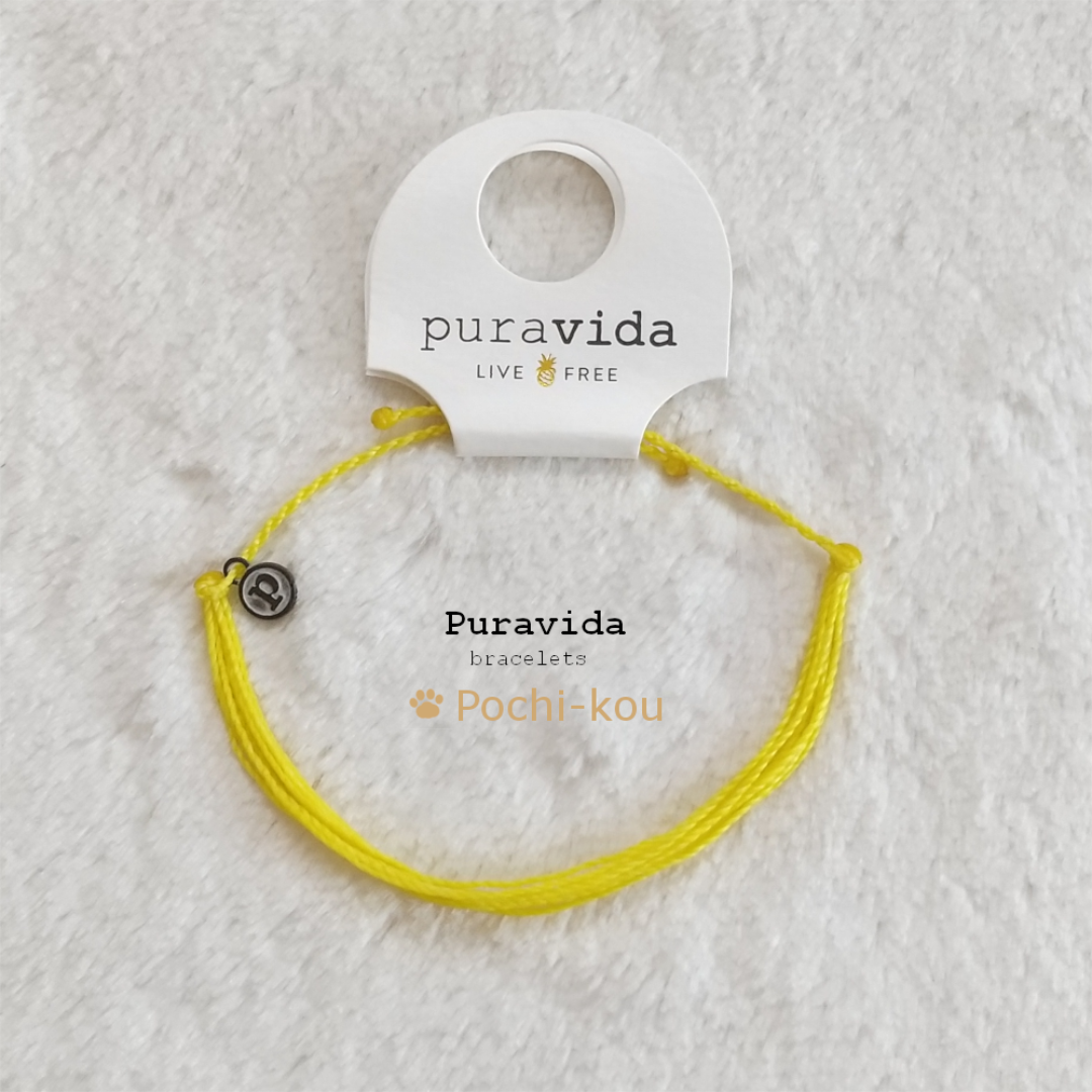 Pura Vida(プラヴィダ)のPura Vida ブレスレット HAPPY YELLOW 男女兼用 レディースのアクセサリー(ブレスレット/バングル)の商品写真