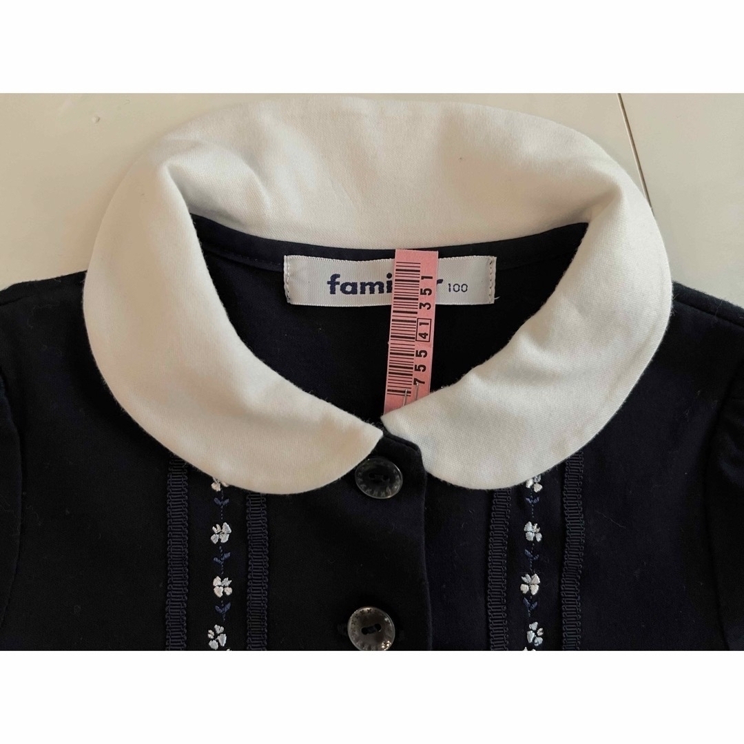 familiar(ファミリア)のfamiliarお受験ワンピース キッズ/ベビー/マタニティのキッズ服女の子用(90cm~)(ワンピース)の商品写真