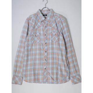 TMT/ティーエムティー HIGH BLEACH INDIGO CHECK SHIRT ハイブリーチ インディゴチェックシャツ【XL】【MSHA74701】(その他)