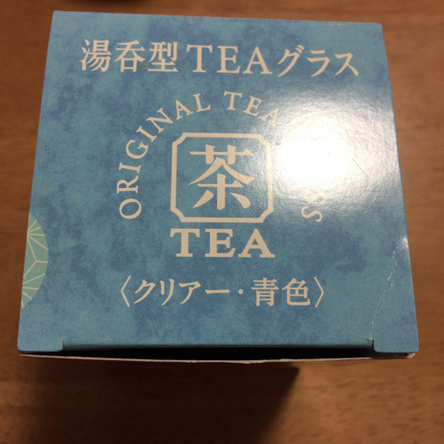 新品   湯呑型 TEA グラス ノベルティ エンタメ/ホビーのコレクション(ノベルティグッズ)の商品写真