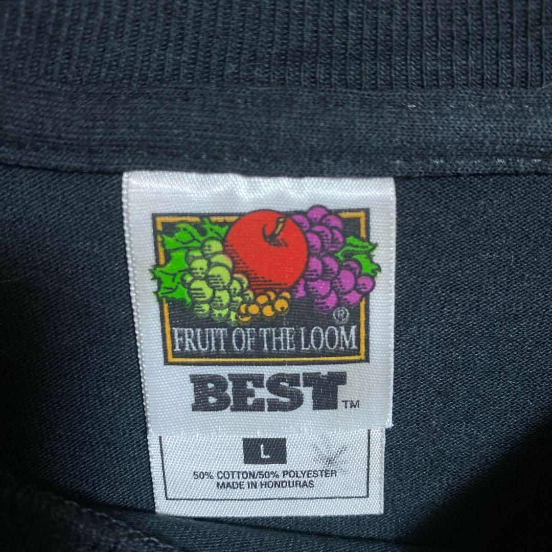 FRUIT OF THE LOOM(フルーツオブザルーム)のフルーツオブザルーム ブラック 2000 花火 USA古着 半袖 Tシャツ メンズのトップス(Tシャツ/カットソー(半袖/袖なし))の商品写真