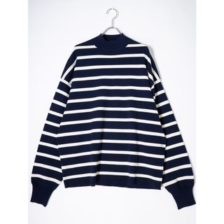 アパルトモンドゥーズィエムクラス(L'Appartement DEUXIEME CLASSE)のL'Appartement/アパルトモン 2022AW Mockneck Border Knitモックネック ボーダー ニット【フリー】【LKNA74706】(ニット/セーター)