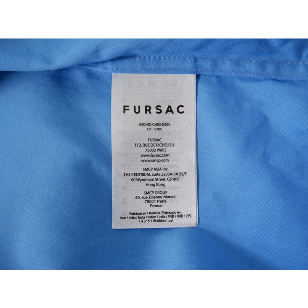 FURSAC/フルサ COTTON CANVAS SHIRT WITH SPEAR COLLARスピアカラー付きコットンキャンバスシャツ【39(15.5))】【MSHA74764】 メンズのトップス(その他)の商品写真