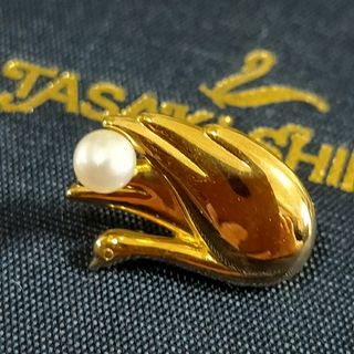 タサキ(TASAKI)のタサキ18金ピンブローチ パール ジュエリータワーオープン記念品 TASAKI(ブローチ/コサージュ)