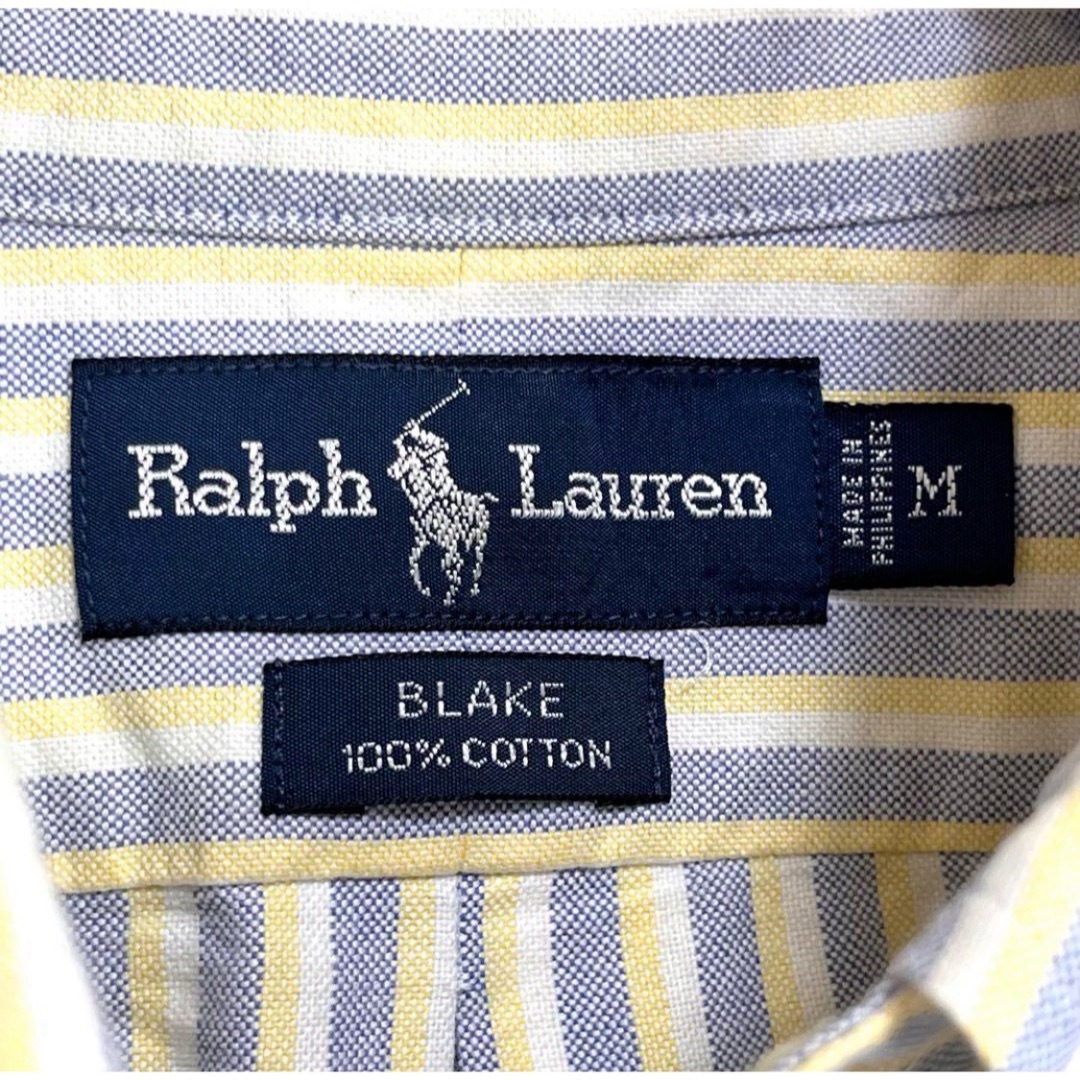 Ralph Lauren(ラルフローレン)のラルフローレン BDシャツ ストライプ マルチポニー刺繍 胸ポケット ゆるだぼ メンズのトップス(シャツ)の商品写真