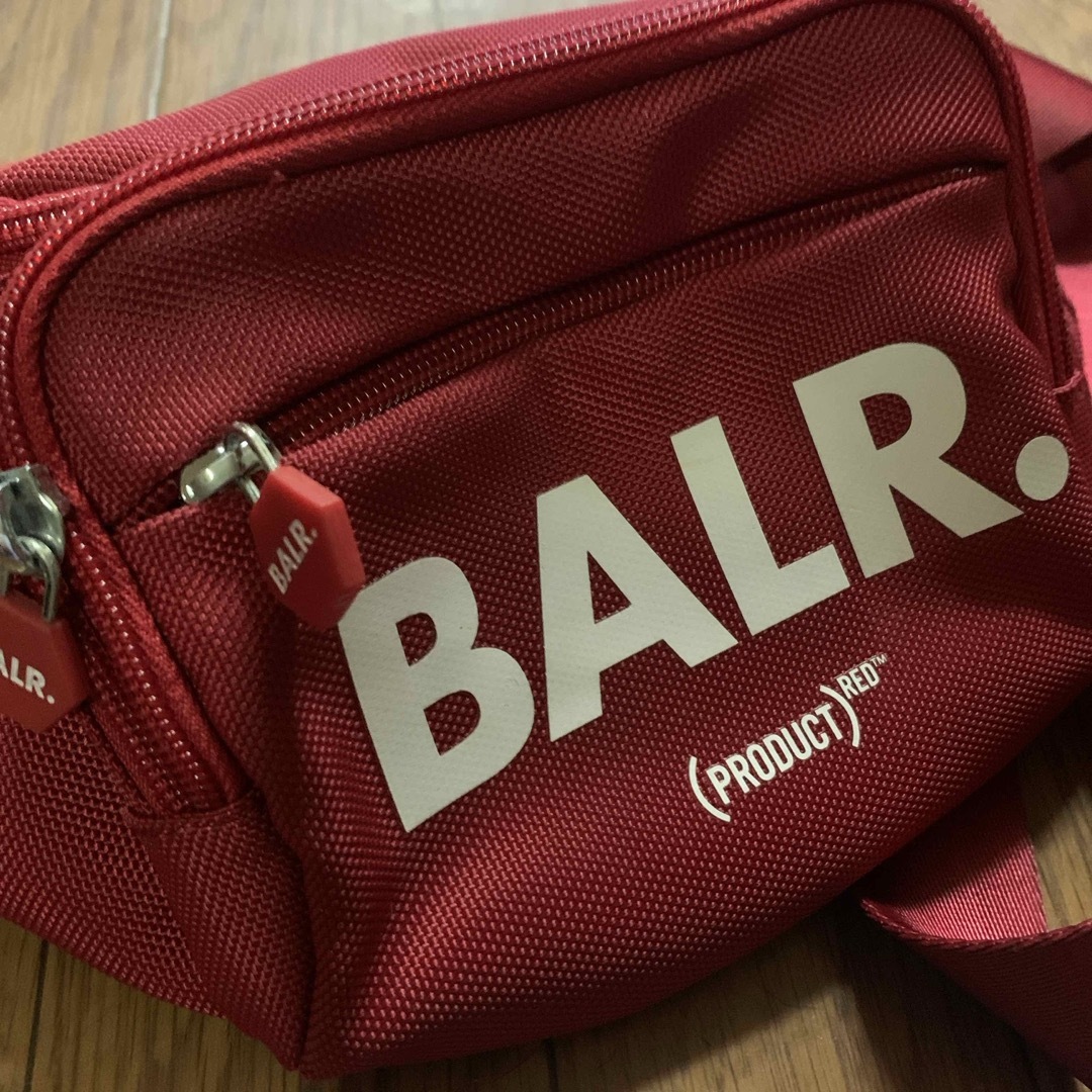 BALR.ボーラー・ウエストバッグ・レッド メンズのバッグ(ウエストポーチ)の商品写真