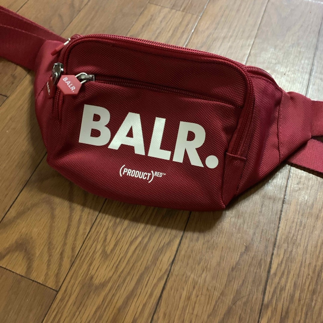 BALR.ボーラー・ウエストバッグ・レッド メンズのバッグ(ウエストポーチ)の商品写真