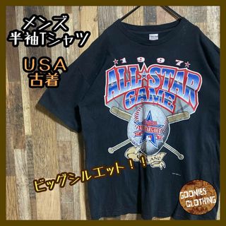 ヴィンテージ MLB ゲームシャツ シングルステッチUSA古着 半袖 Tシャツ(Tシャツ/カットソー(半袖/袖なし))