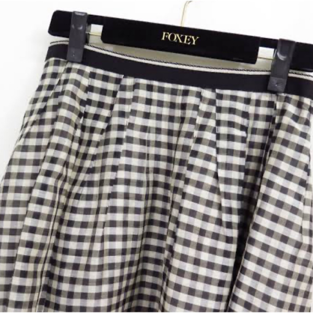 FOXEY(フォクシー)のフォクシー　Skirt “French Gingham”  38 レディースのスカート(ひざ丈スカート)の商品写真