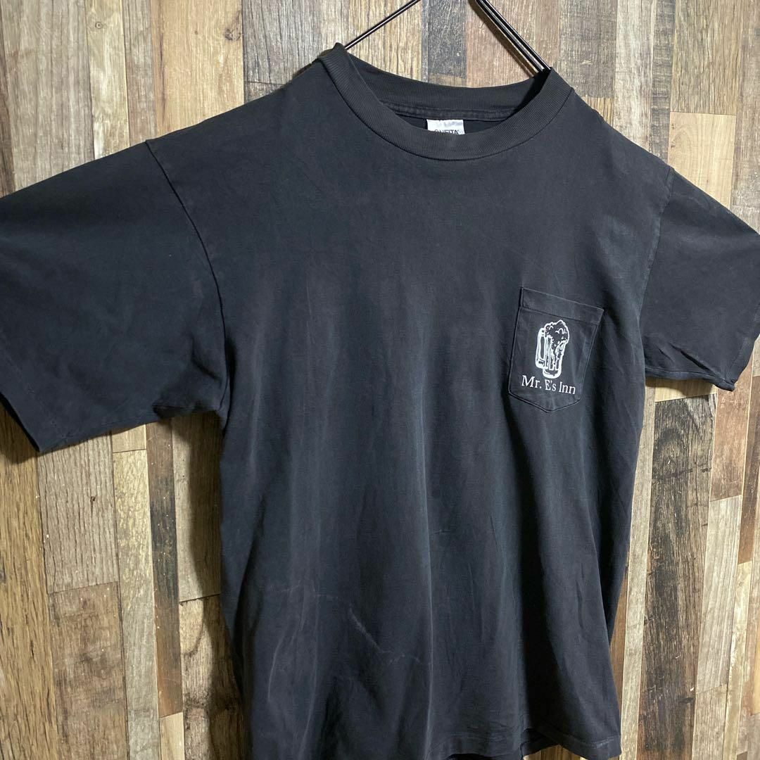 USA製 ヴィンテージ メンズ beer シングルステッチ 古着 半袖 Tシャツ メンズのトップス(Tシャツ/カットソー(半袖/袖なし))の商品写真