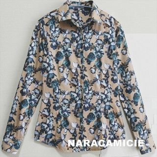 NARACAMICIE - 【NARACAMICIE】ナラカミーチェ 総柄 オープンシャツ