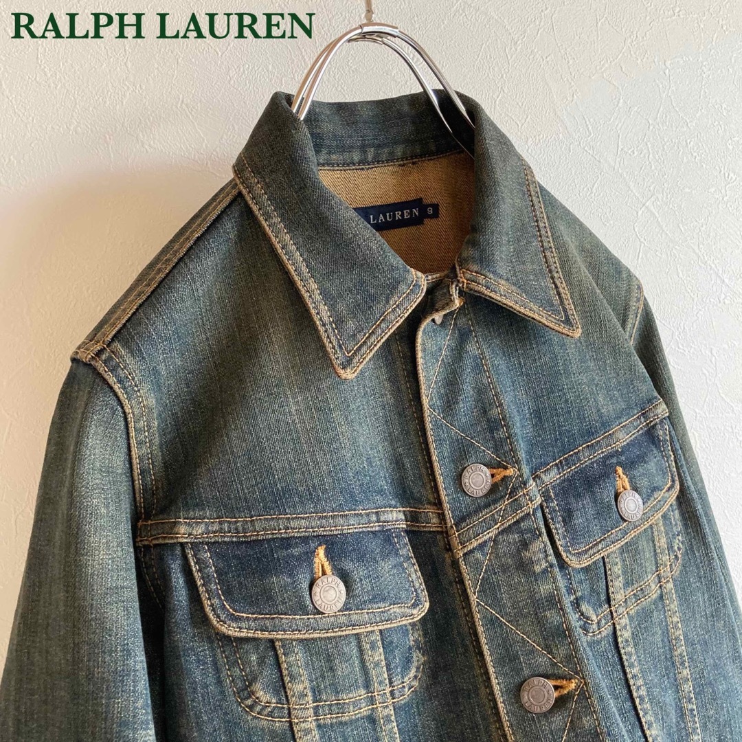 Ralph Lauren(ラルフローレン)のラルフローレン Lee 101J型 デニムジャケット Gジャン 9 インディゴ レディースのジャケット/アウター(Gジャン/デニムジャケット)の商品写真