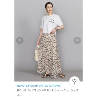 ビューティアンドユースユナイテッドアローズ(BEAUTY&YOUTH UNITED ARROWS)のBEAUTY&YOUTH レオパードスカート(ロングスカート)