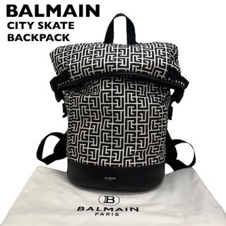 バルマン(BALMAIN)の【高級】バルマン　ナイロン　モノグラム　バックパック　リュックCITYSKATE(バッグパック/リュック)