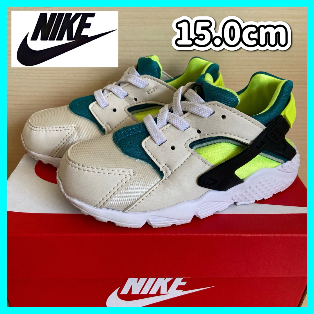 NIKE(ナイキ)のNIKE HUARACHE RUN(TD) ハラチ キッズ  スニーカー 15 キッズ/ベビー/マタニティのキッズ靴/シューズ(15cm~)(スニーカー)の商品写真