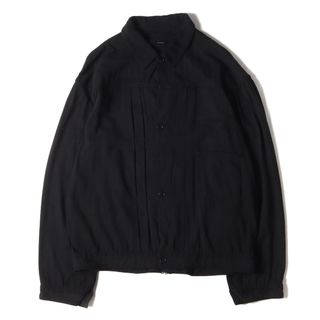 コモリ(COMOLI)のcomoli 24SS シルクネップ TYPE-1ST サイズ3 BLACK(ブルゾン)