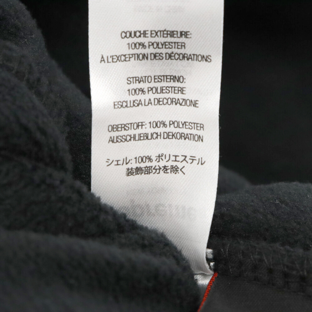 Supreme(シュプリーム)のSUPREME シュプリーム 22AW Polartec Zip Jacket ポーラーテック ジップアップジャケット ブラック メンズのジャケット/アウター(フライトジャケット)の商品写真