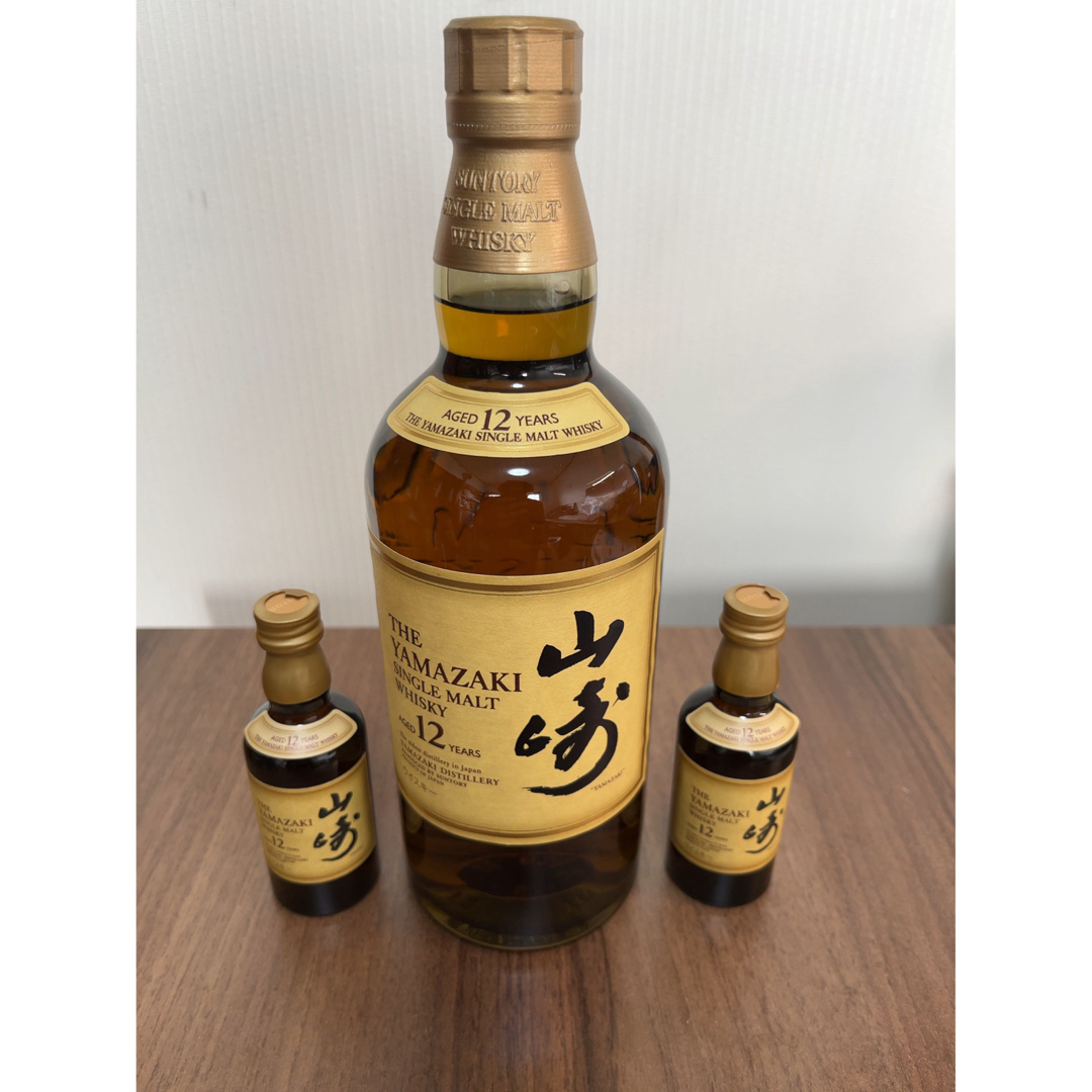 山崎　12年　700ml   50ml × 2   ウィスキー　3本　セット 食品/飲料/酒の酒(ウイスキー)の商品写真