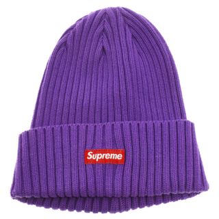 シュプリーム(Supreme)のSUPREME シュプリーム Overdyed Beanie オーバーダイド リブドビーニー スモール ボックスロゴ ニットキャップ 帽子 パープル(ニット帽/ビーニー)