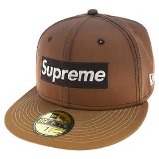 シュプリーム(Supreme)のSUPREME シュプリーム 23SS × NEW ERA Gradient Box Logo Cap ニューエラ グレイディエント ボックス ロゴ ベースボールキャップ 帽子 ブラウン G2701072023(キャップ)