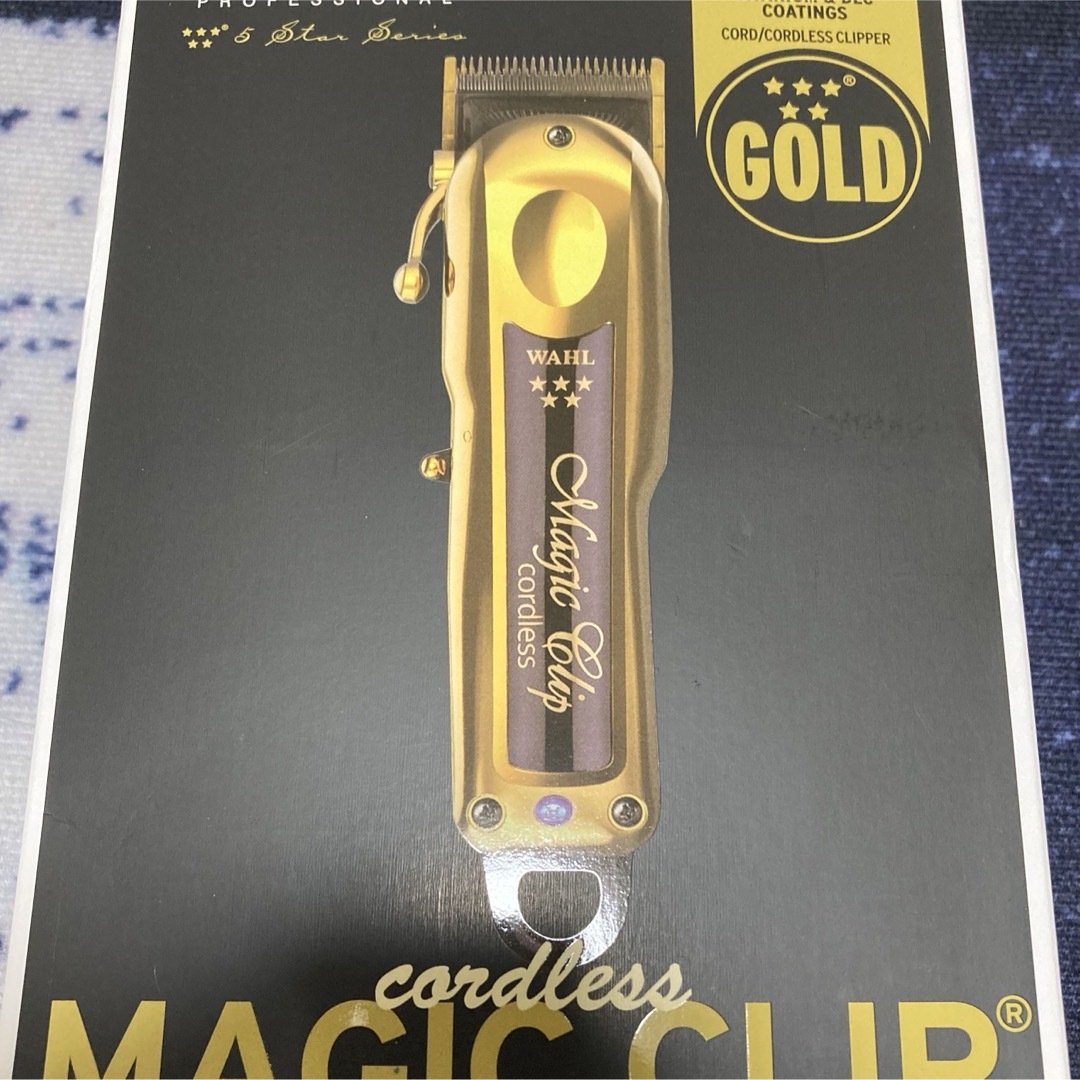 WAHL GOLD  コードレス バリカン ゴールド マジック クリップ スマホ/家電/カメラの美容/健康(メンズシェーバー)の商品写真