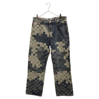 LOUIS VUITTON ルイヴィトン 24SS SKATER PANTS 1AFIA5 RM241 GCO HQD87W ダミエ スケーター デニムパンツ ブルー