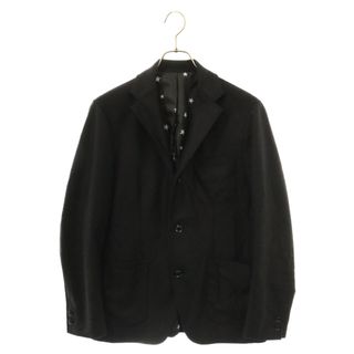 uniform experiment - UNIFORM EXPERIMENT ユニフォームエクスペリメント 17AW STRETCH CORDUROY BUTTON JACKET UE-178002 ストレッチ コーデュロイ テーラードジャケット ブラック