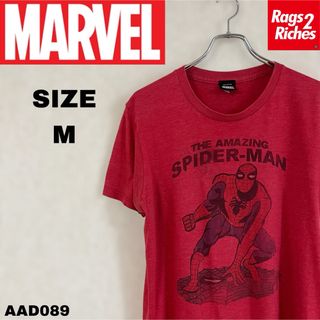 マーベル(MARVEL)のマーベル スパイダーマン MARVEL SPIDER-MAN アメコミ Tシャツ(Tシャツ/カットソー(半袖/袖なし))