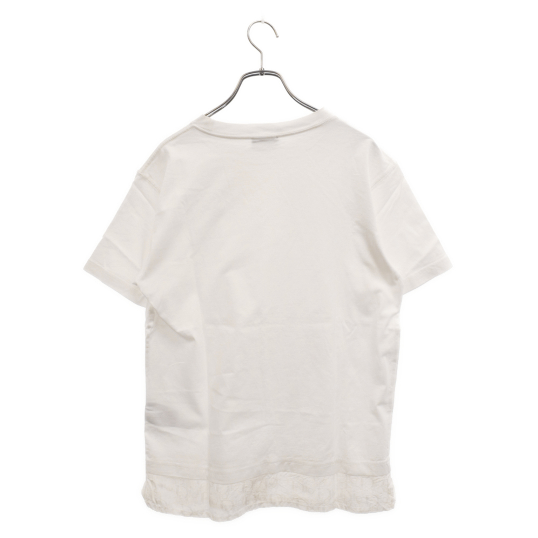 Dior(ディオール)のDIOR ディオール 21SS OBLIQUE LAYERED OVER TEE オブリークシャツレイヤード半袖Tシャツ ホワイト 113J632A0677 メンズのトップス(Tシャツ/カットソー(半袖/袖なし))の商品写真