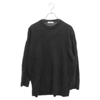 バレンシアガ(Balenciaga)のBALENCIAGA バレンシアガ Logo Jacquard Sweater ロゴ ジャカード セーター 599886 T3166 ブラック(ニット/セーター)