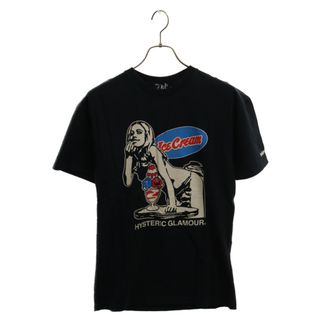 ヒステリックグラマー(HYSTERIC GLAMOUR)のHYSTERIC GLAMOUR ヒステリックグラマー ×VERDY TOKYOVITAMIN/PARFAIT GIRL グラフィックプリント半袖Tシャツ ブラック 02203CT13(Tシャツ/カットソー(半袖/袖なし))