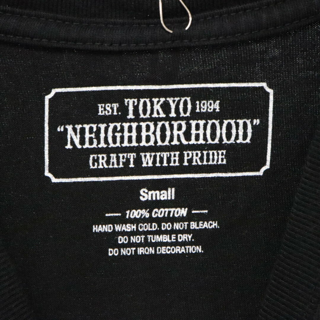 NEIGHBORHOOD(ネイバーフッド)のNEIGHBORHOOD ネイバーフッド URBAN GARMENT C-TEE アーバンガーメントプリントロゴ半袖Tシャツ ブラック 181PCNHST20 メンズのトップス(Tシャツ/カットソー(半袖/袖なし))の商品写真